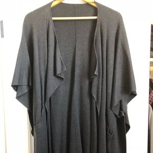 Lululemon dark gray wrap sweater
